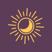 Moon and Back Bookstore logo